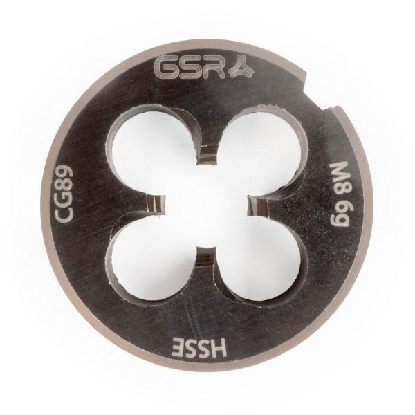 Filière GSR DIN EN 22568 (DIN 223) filetage métrique à droite HSSE-VAP M 8, 00409210