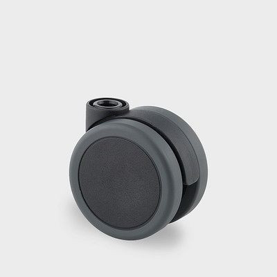 Roulette pivotante TENTE-ROLLEN, roue Ø 65 mm, capacité de charge 50 kg, hauteur 68 mm, A 87 Shore, 5920UJI065L51-10 DOM23