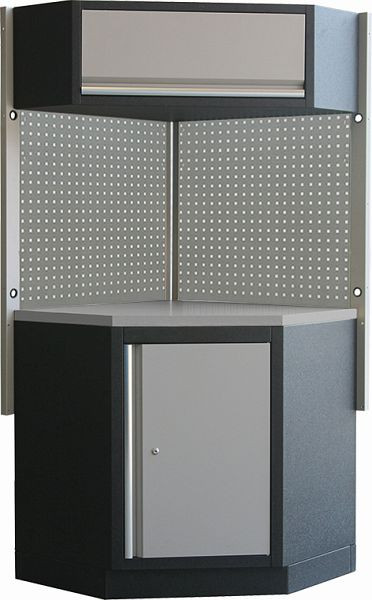 Module d'atelier Kunzer 3 avec plan de travail en acier inoxydable, WESS3
