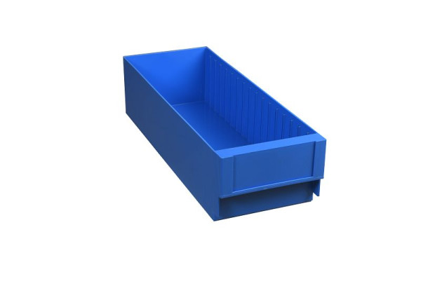 Plastipol-Scheu K/5 Z ETAGERE BOX POL.IA BLEU, 500 mm x 182 mm x 125 mm, 23K5ZG0011