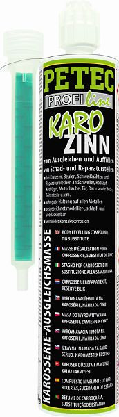 Petec Karo-Zinn, composé de compensation de corps, cartouche coaxiale 265 ml, VE: 12 pièces, 96175