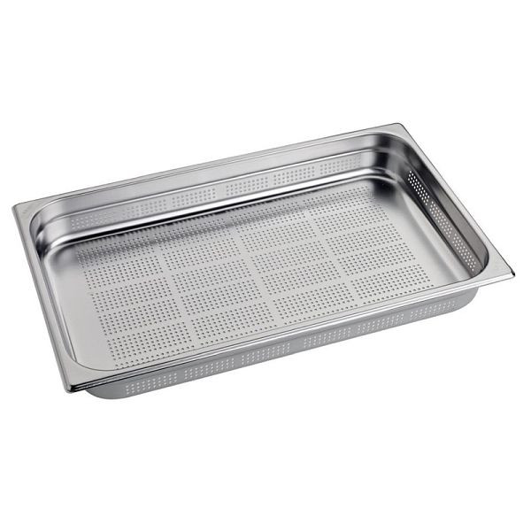 Bac GN Inox Gastro M 65mm GN1 / 1 perforé, GR734