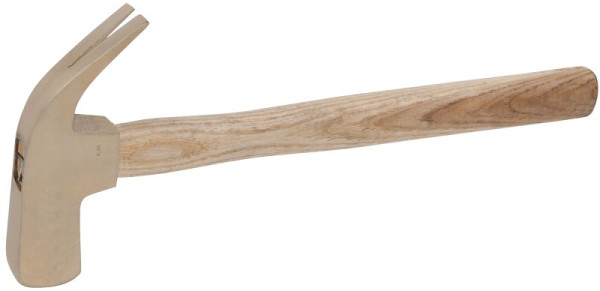 KS Tools BRONZEplus marteau à griffes 400 g, avec manche en hickory, 963.2151