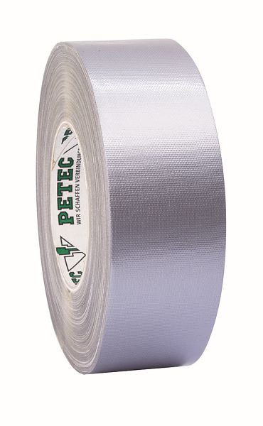 Power Tape Petec, argent, 50 mm x 50 m, paquet de 6, 86250