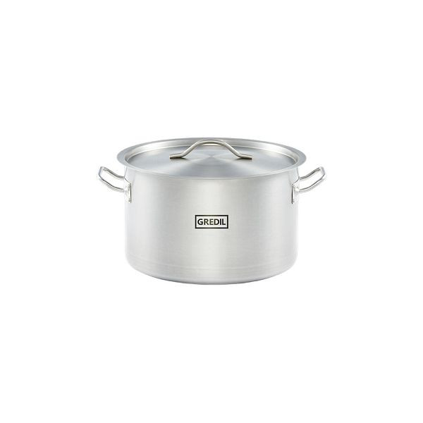 Pot à soupe Gredil forme moyenne-haute série ECO Ø 280 mm, couvercle inclus, KG0802280