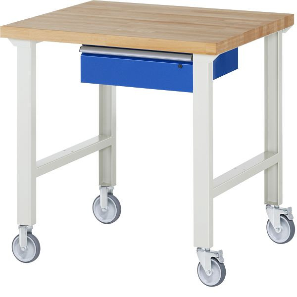Établi mobile RAU 7001A1, 1000x900x1000mm, 2 roulettes fixes et pivotantes chacune, 05-7001A1-109B4S22.11