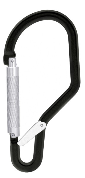Mousqueton Kratos en aluminium avec verrouillage automatique et levier de verrouillage, FA5021460