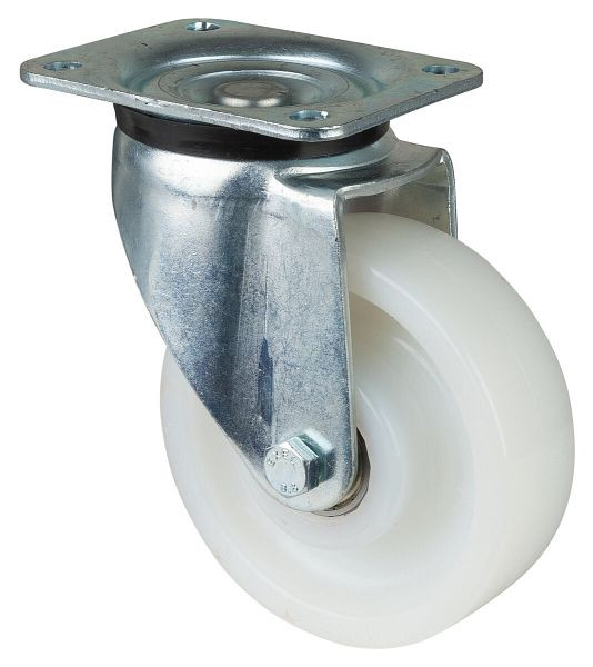 Roulette robuste BS Wheels, largeur de roue 48 mm, Ø roue 150 mm, capacité de charge 900 kg, bande de roulement/corps de roue en plastique, roulements à billes, L600.B15.151