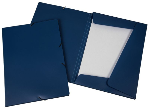Eichner chemises d'angle / chemises universitaires DIN A4, bleu, UE : 10 pièces, 9038-00739