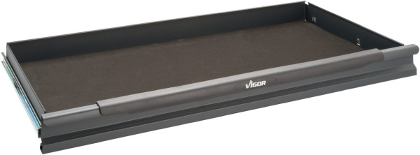 Tiroir VIGOR, plat, 753 x 398 x 75 mm, pour Série XL, Série XL Spezial, V4112