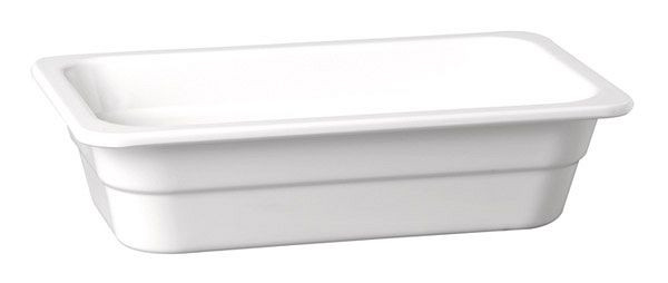 Bac APS GN 1/4 -HIGH LINE-, 26,5 x 16,2 cm, profondeur : 65 mm, mélamine, blanc, 1,35 litre, 83762