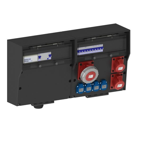 ELSPRO WIESBADEN Doppelverteiler 1x63/5 1x32/5 1x16/5 4xSCH 1xDZ RCD, 28586593