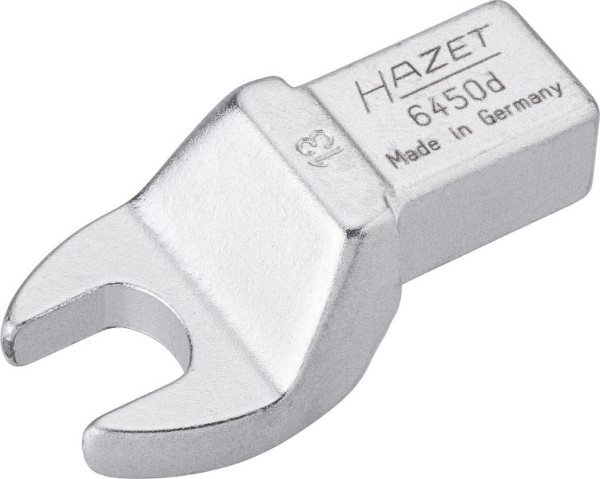 Clé à fourche insérable Hazet, carré insérable 14 x 18 mm, profil hexagonal extérieur, 13 mm, 6450D-13