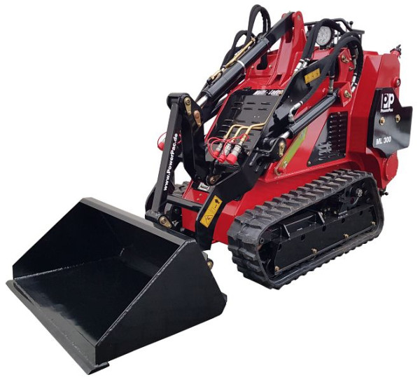 PowerPac Multi-Loader type ML300 NARROW 970 mm avec chaînes et pelle standard, ML300-K