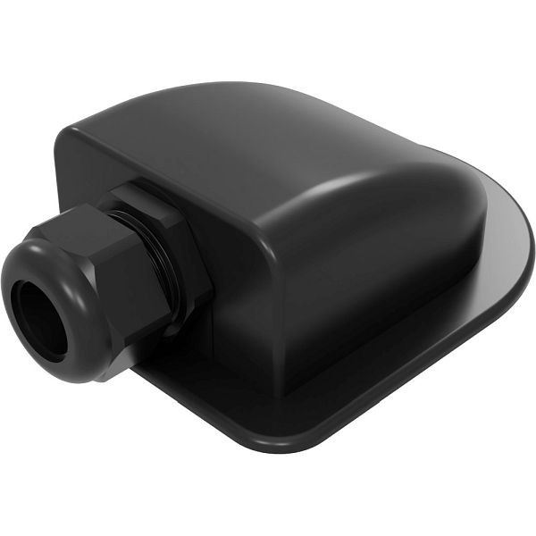 Goulotte de toit Offgridtec 1 pli noir pour câble diamètre 13 mm-18 mm, 8-01-010550