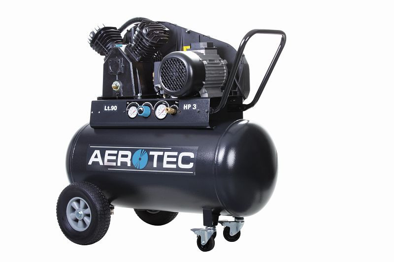 Compresseur à piston à air comprimé AEROTEC lubrifié à l'huile, 500-90 TECH, 2013240
