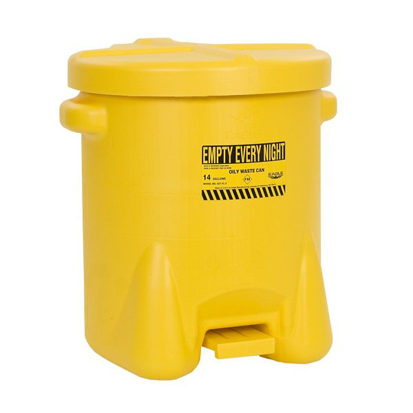 Poubelle Eagle Poly 93FL, Rouge, 42 cm x 34,3 cm, ECN933FLRD