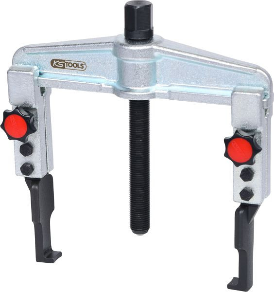 Extracteur universel à dégagement rapide KS Tools à 2 bras avec crochets extrêmement fins et allongés, 25-130 mm, 120 mm, 2,5 t, 620.0065