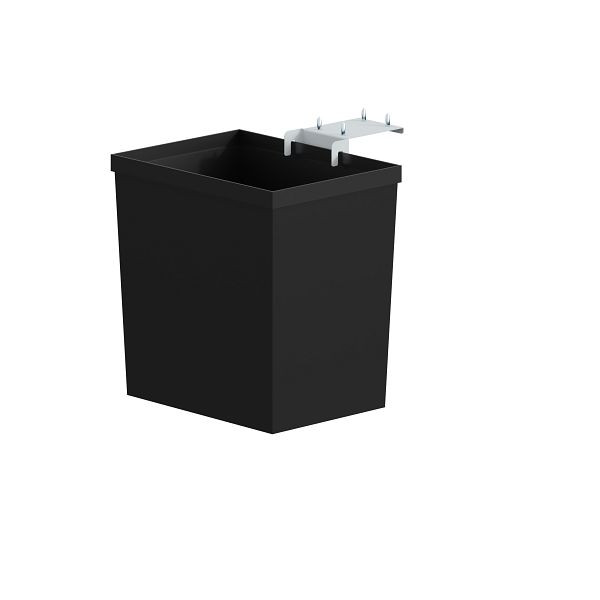Conteneur multi-usage SOFAME 25L avec support, gris clair RAL 7035, W010080349GC
