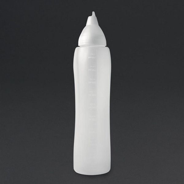 Bouteille de sauce anti-goutte transparente Araven 1L, CW114