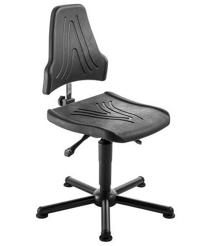 meychair ESD siège de travail pivotant Workster Pro W19, conducteur électrostatique, hauteur d'assise jusqu'à 630 mm, 294863