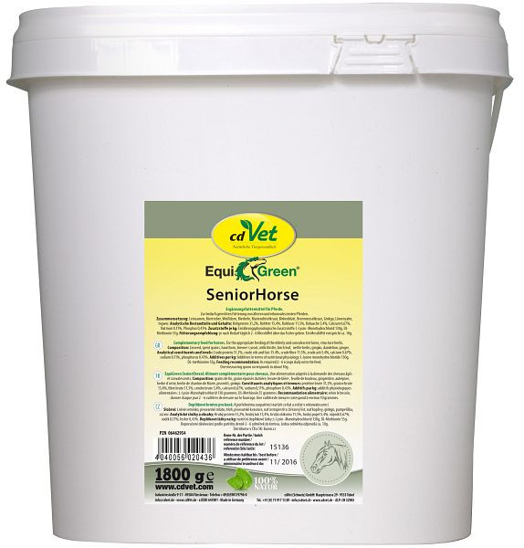cdVet EquiGreen Cheval Senior 1,8 kg, 2043