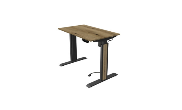 Kerkmann table debout/assise Move 1 advance 100 x 60 cm structure anthracite, plateau chêne, 10200255