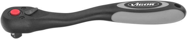 Cliquet réversible VIGOR à dents fines, carré plein 10 mm (3/8 pouce), 198 mm, V6038