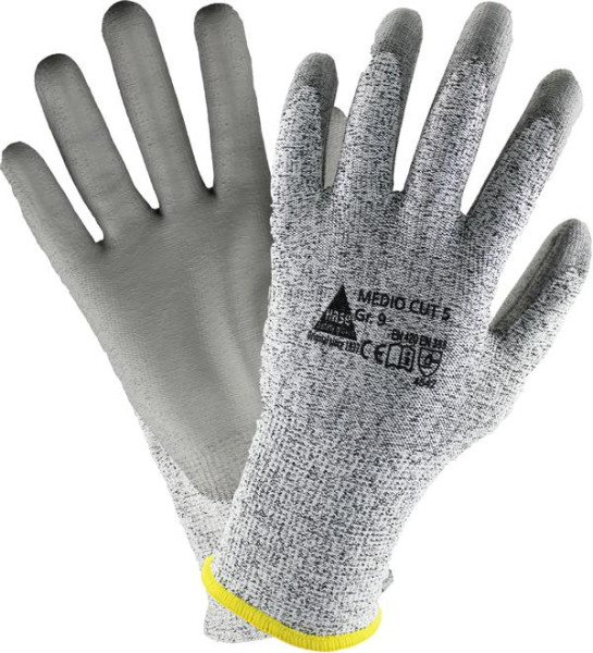 Hase Safety MEDIO CUT 5, gants de sécurité à 5 griffes, résistants aux coupures, taille : 9, UE : 10 paires, 508440-9