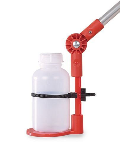 Porte-bouteille DENIOS en PP/PA pour toutes les bouteilles jusqu'à Ø 88 mm, avec bouteille de 750 ml, 179-424