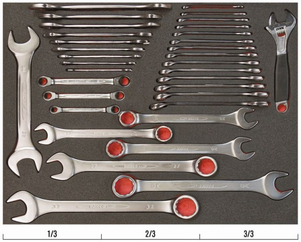 Clé à douille Bahco 3/3 34pc FF1A09