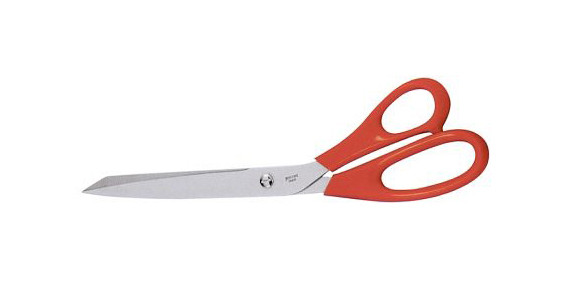 Ciseaux universels Contacto, rouges pour droitiers, 154/210