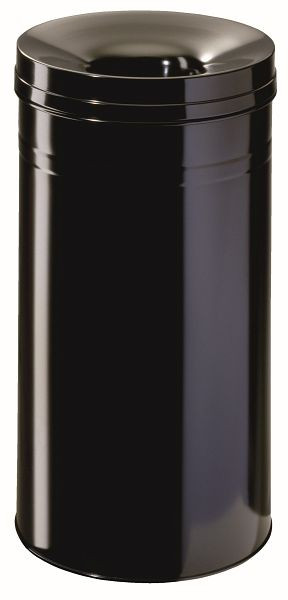Corbeille à papier DURABLE Safe+ ronde 62 litres, noir, 332701