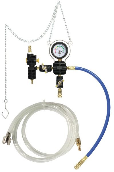 Raccord de remplissage pour système de refroidissement SW-Stahl, avec vannes, raccords et comparateur, 21026L