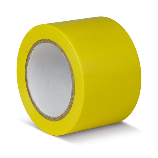 Ruban de marquage au sol Mehlhose standard jaune 75mmx33m, KMSG07533