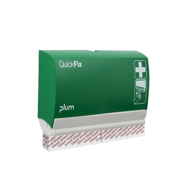 Distributeur de plâtre Plum QuickFix avec 2 patchs de 45 bouchons sanguins à effet hémostatique, 5510