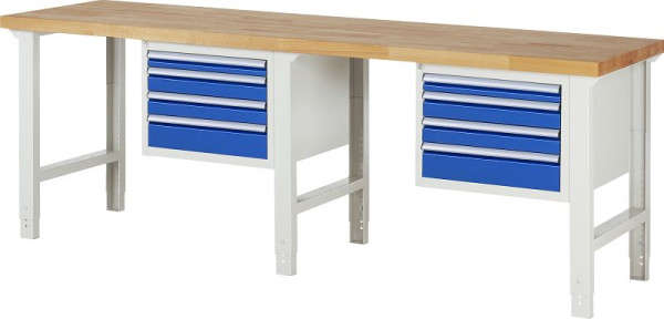 Etabli RAU série 7000 - modèle 7132, L2500 x P700 x H790-1140 mm, 13-7132A1-257B4H.11