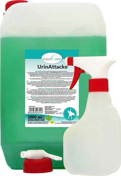 cdVet casaCare Urine Attack bidon avec vaporisateur 5 L, 302