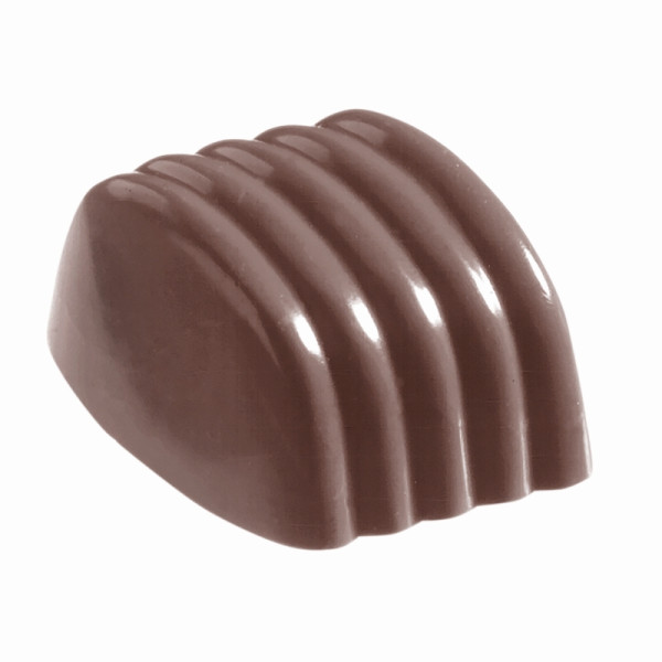 Moule à chocolat Schneider 275x135 mm, 30x27x19 - rectangle praliné avec rainures, 421045