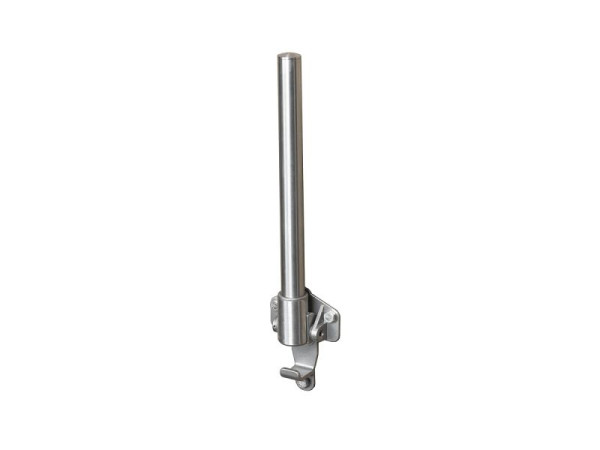 Porte-selle professionnel Growi en acier inoxydable, pliable, largeur 90 x profondeur 370 mm, 10025060