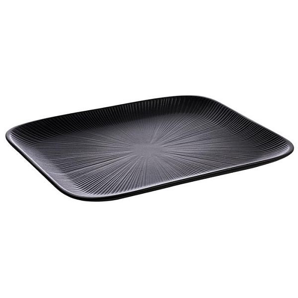 Plateau APS GN 1/2 -NERO-, 32,5 x 26,5 cm, hauteur : 2,5 cm, mélamine, noir, 85068
