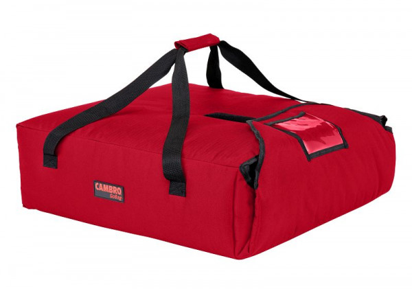 Cambro GoBag® Standard Pizza Delivery Bag Rouge, Peut contenir deux boîtes à pizza de 51 cm ou trois boîtes à pizza de 45,7 cm, lot de 4, GBP220521