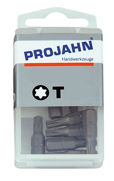 Embout Projahn 1/4" L25 mm TX T25 paquet de 10, 2734-10