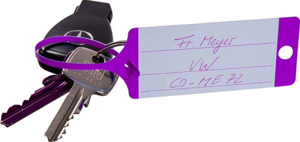 Porte-clés Eichner, violet, UE : 100 pièces, 9208-00649-B