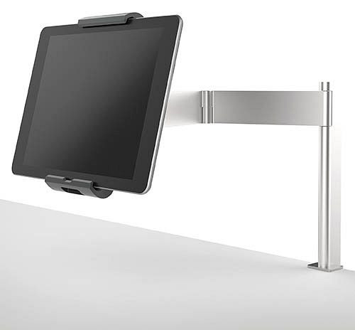 Support de table pour tablette Bedrunka+Hirth avec bras pivotant, dimensions en mm (LxP) : 100 x 210, 07.8931