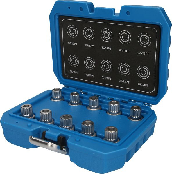 Assortiment de serrures de jante Brilliant Tools pour BMW, 10 pièces, 30/13PT à 40/23PT, BT691290