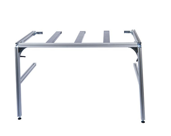 Ulmia Multifunktionstisch Erweiterungset, Alu-Systemprofil, nur Gestell (ohne Arbeitsplatte), 1282 x 682 x 900 mm, 196.647