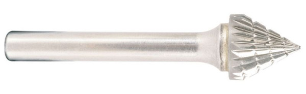Fraise en carbure Projahn forme J cône 60 ° d1 16,0 mm, diamètre de la tige 6,0 mm coupe transversale, 700966160
