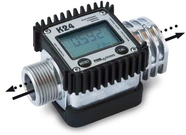 Compteur numérique ZUWA K24 ATEX pour essence/kérosène/diesel, débit maxi 7-120 l/min, P40800