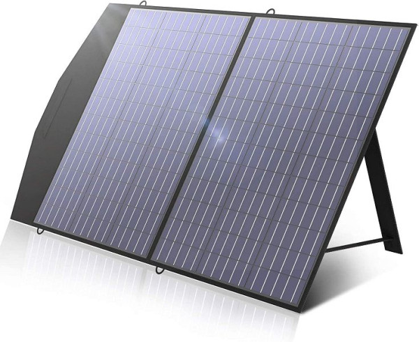 ALLPOWERS Panneau Solaire Pliable 100W Panneau Solaire Spécial pour Centrale Portable, SP027